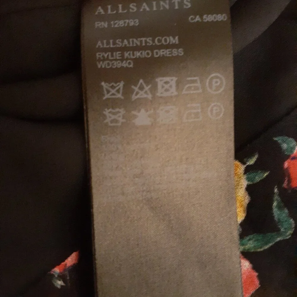 All Saints Rylie Kukio Mini Dress